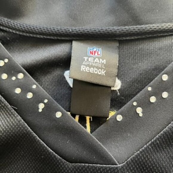 Troy Polamalu #43 Pittsburgh Steelers Reebok Women's Jersey Rhinestone V-Neck S - Picture 3 of 8